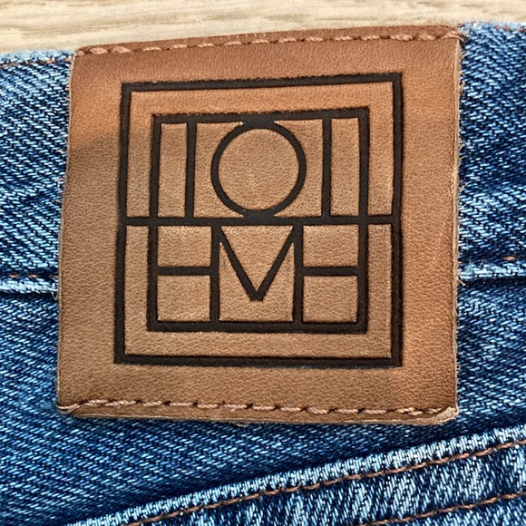 Toteme Straight Leg Denim Cropped 24 - Picture 5 of 5